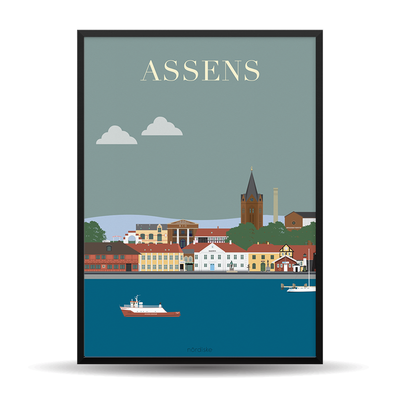 Den nye og smukke Assens plakat